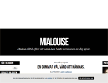 Tablet Screenshot of mialouise.blogg.se