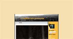 Desktop Screenshot of dinkelfronochgubbsjuka.blogg.se