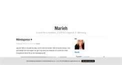 Desktop Screenshot of mariehsvardag.blogg.se