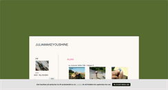 Desktop Screenshot of juliamakeyoushine.blogg.se