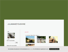 Tablet Screenshot of juliamakeyoushine.blogg.se