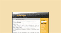 Desktop Screenshot of buskungen.blogg.se