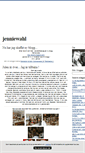 Mobile Screenshot of jenniewahl.blogg.se