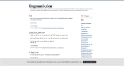 Desktop Screenshot of fmgmusikalen.blogg.se