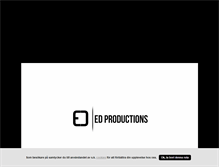 Tablet Screenshot of edproductions.blogg.se