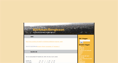 Desktop Screenshot of bjorkmanbengtsson.blogg.se