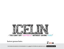 Tablet Screenshot of icelin.blogg.se