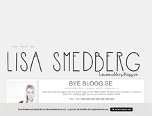 Tablet Screenshot of lisasmedberg.blogg.se