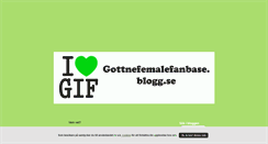 Desktop Screenshot of gottnefemalefanbase.blogg.se