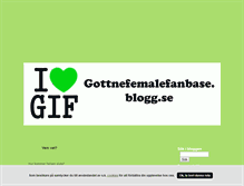 Tablet Screenshot of gottnefemalefanbase.blogg.se