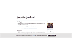 Desktop Screenshot of josephinetjernlund.blogg.se