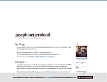Tablet Screenshot of josephinetjernlund.blogg.se