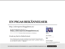 Tablet Screenshot of mlovegreen.blogg.se