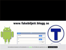 Tablet Screenshot of fakebiljett.blogg.se