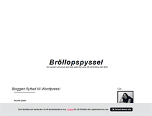 Tablet Screenshot of brollopspyssel.blogg.se