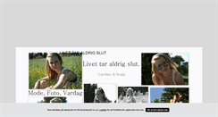 Desktop Screenshot of livettaraldrigslut.blogg.se