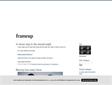 Tablet Screenshot of frameup.blogg.se