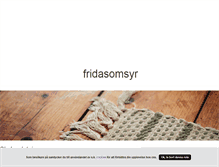 Tablet Screenshot of fridasomsyr.blogg.se