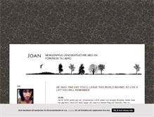 Tablet Screenshot of joanpann.blogg.se