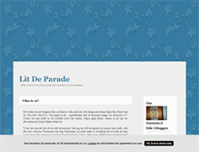 Tablet Screenshot of litdeparade1.blogg.se