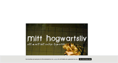 Desktop Screenshot of mitthogwartsliv.blogg.se
