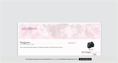 Desktop Screenshot of eliinferm.blogg.se