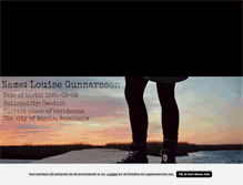 Tablet Screenshot of louisegunnarsson.blogg.se