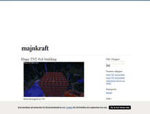 Tablet Screenshot of majnkraft.blogg.se