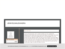 Tablet Screenshot of jennyelinalexandra.blogg.se