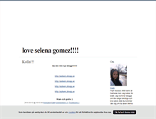Tablet Screenshot of loveselenagomez.blogg.se
