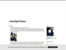 Tablet Screenshot of mariajerksten.blogg.se