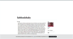 Desktop Screenshot of fatblondebaby.blogg.se