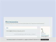 Tablet Screenshot of hermamma.blogg.se