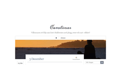 Desktop Screenshot of carolina.blogg.se