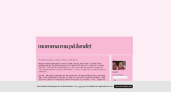 Desktop Screenshot of mammamupalandet.blogg.se