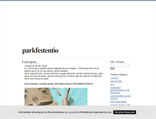 Tablet Screenshot of parkfestentio.blogg.se