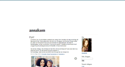 Desktop Screenshot of annakum.blogg.se