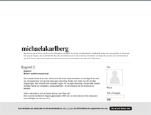 Tablet Screenshot of michaelakarlberg.blogg.se