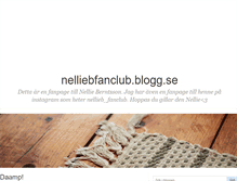 Tablet Screenshot of nelliebfanclub.blogg.se
