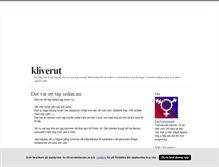 Tablet Screenshot of kliverut.blogg.se