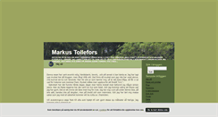 Desktop Screenshot of markustollefors.blogg.se