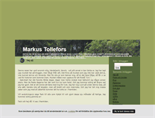 Tablet Screenshot of markustollefors.blogg.se