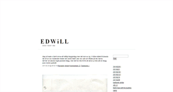 Desktop Screenshot of edwill.blogg.se