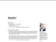 Tablet Screenshot of danielai.blogg.se