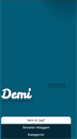 Mobile Screenshot of demi.blogg.se
