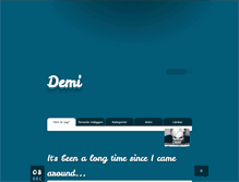 Tablet Screenshot of demi.blogg.se