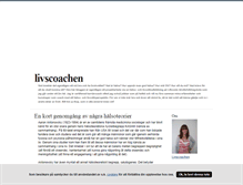 Tablet Screenshot of livscoachen.blogg.se