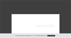 Desktop Screenshot of lekamedstil.blogg.se