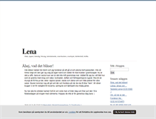 Tablet Screenshot of lena.blogg.se