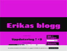 Tablet Screenshot of erikahappy.blogg.se